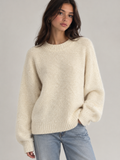 White fall sweater